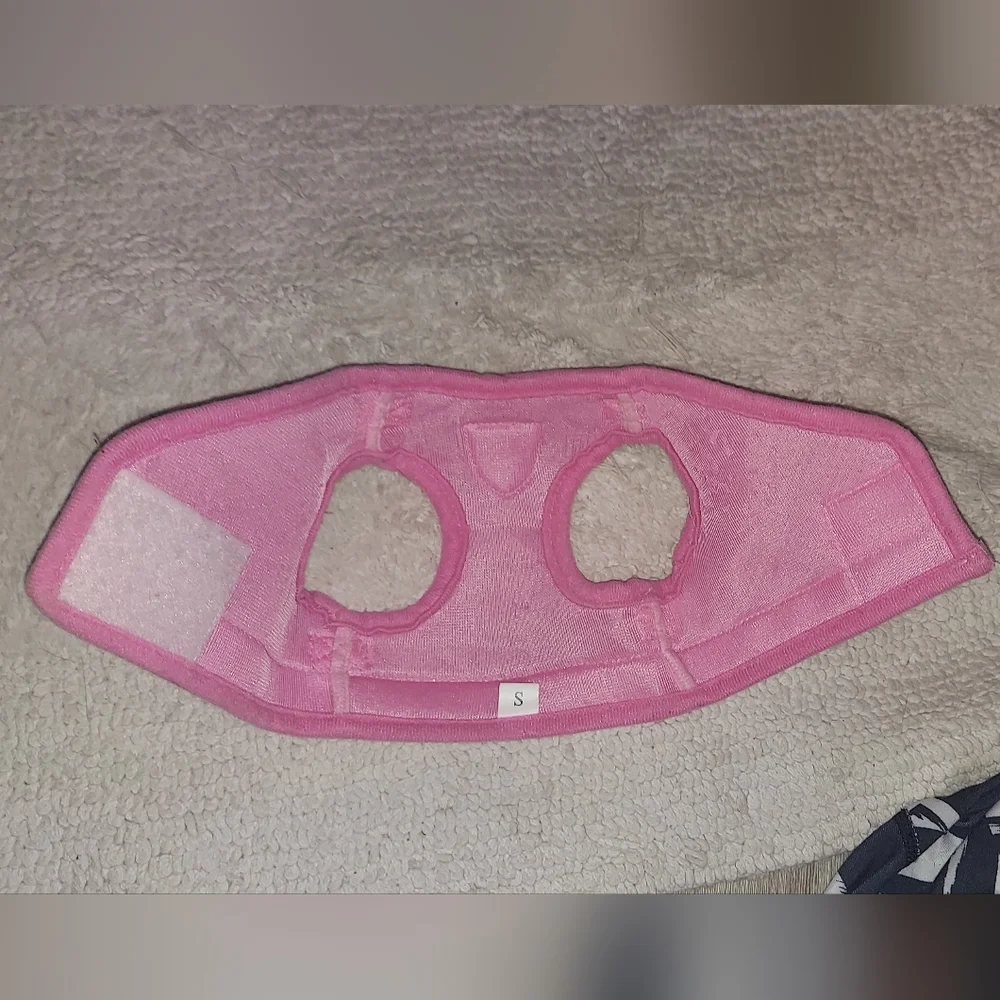 Pink Soft Mesh Cat Dog Harness Reflective No Choke Step-in Escape Proof Vest